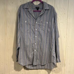 POLO JEANS CO. RALPH LAUREN 100% Cotton Button down Casual Shirt  XL